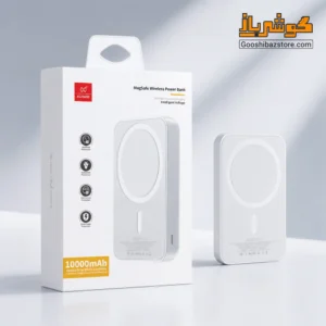پاوربانک مگنتی ژاند مدل XDCH-047 ظرفیت ۱۰۰۰۰ میلی‌آمپرساعت به همراه جعبه