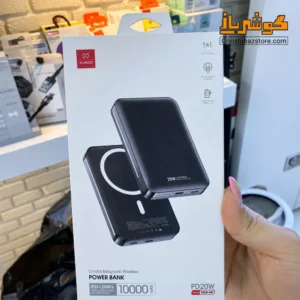 نمای جلوی جعبه پاوربانک مگنتی ژاند XDCH-097 ظرفیت ۱۰۰۰۰ میلی‌آمپرساعت