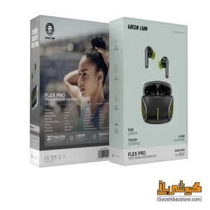 جعبه هندزفری بلوتوثی Green Lion Flex Pro مدل GNFLXPTWSBK